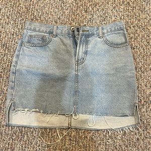 Bershka mini denim skirt
